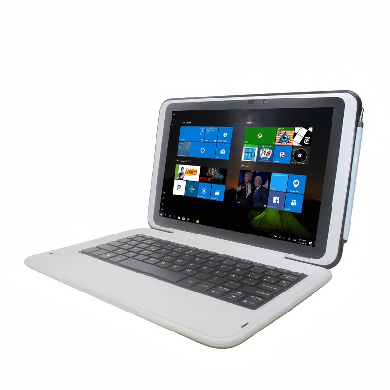 10.1'' 64 Bit  Windows 10 Tablet PC 2GB DDR3+64GB with Docking Keyboard Mate WIFI Dual Camera Quad Core HDMI-Compatible 3