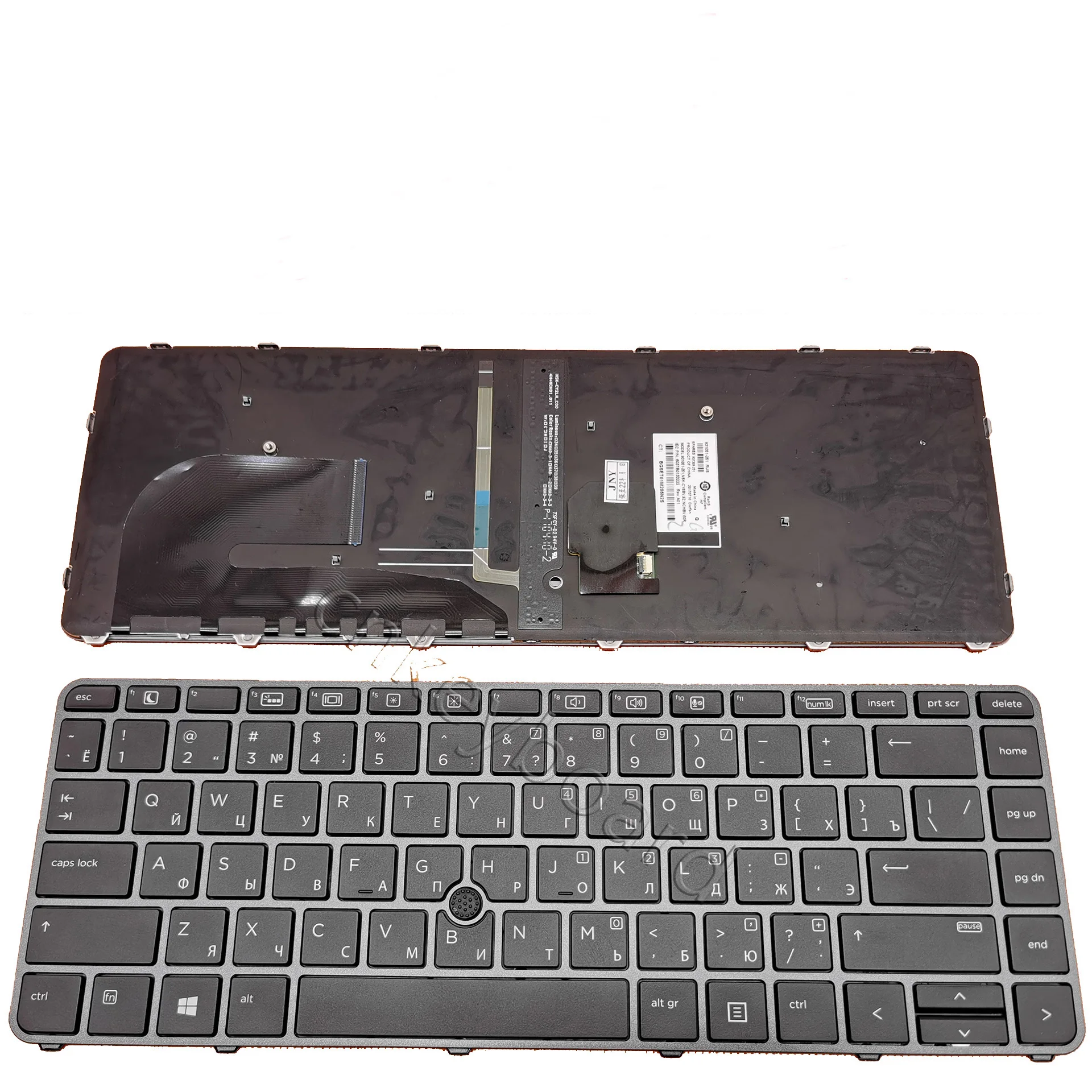 

New Russian Backlit Keyboard For HP 840 745 G3 G4 848 G3 Zbook 14U G4 931051-251 NSK-CY6BV 9Z.NCHBV.60R RU