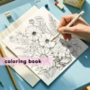 FLOWER Patterns Coloring Book for Holiday Doodles Adult Picture Book Cute Drawing Book Perfect Gift for Party and Birthday ﻿ 3