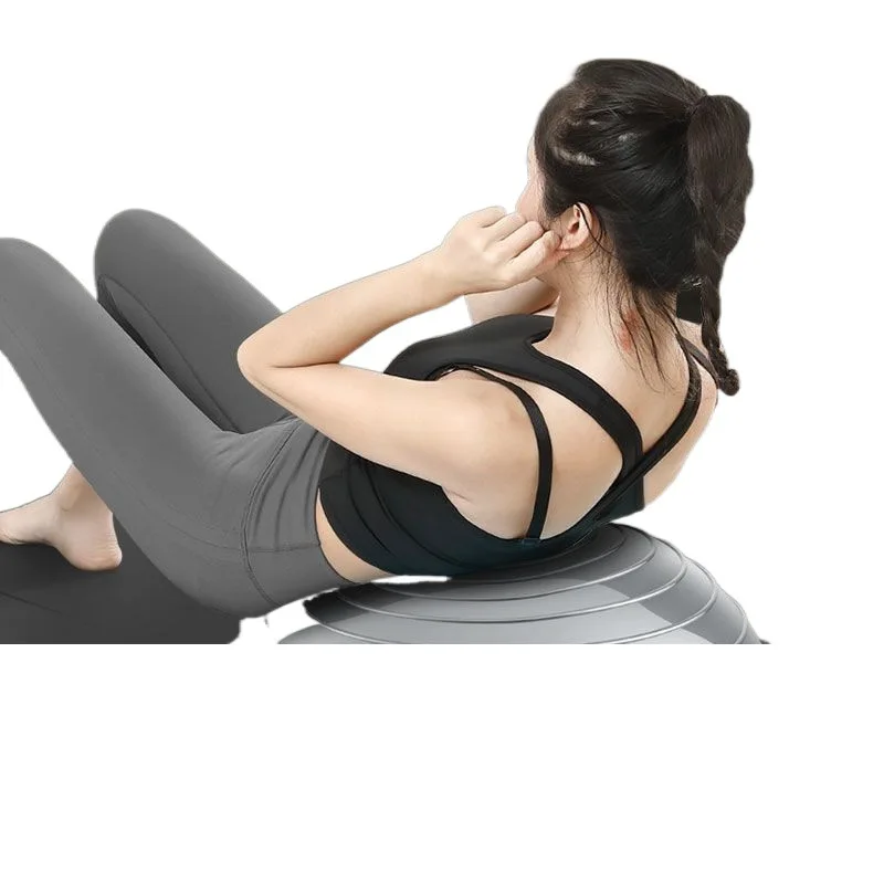 58Cm Body Sculpting Yoga Equipment Wave Speed Ball Semi-circular Yoga Training Thickened Non-slip Foot Stepping Fitness Home