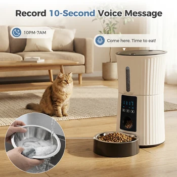 JHK 4L WiFi Automatic Cat Feeder - Image 5