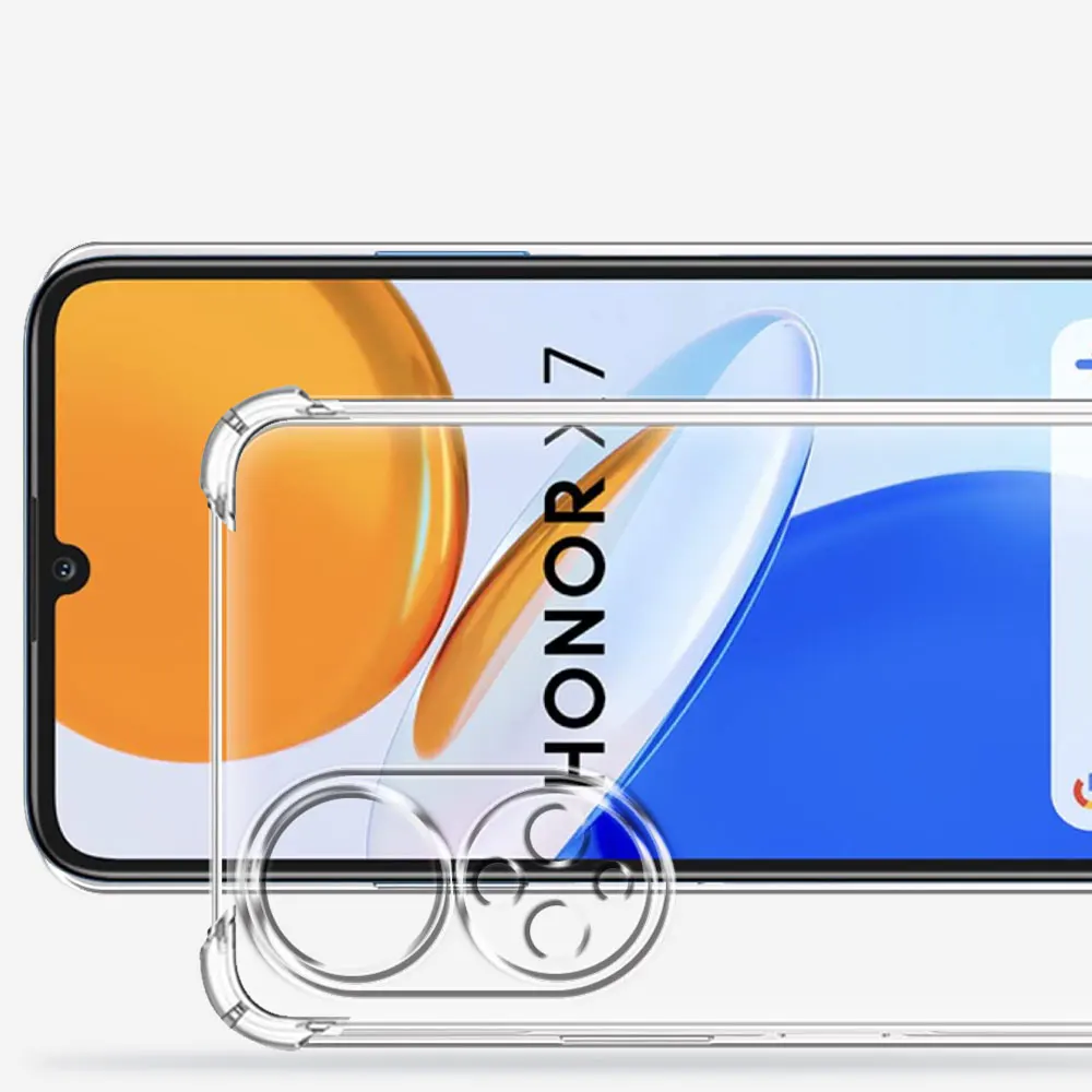 For Huawei Honor X7 Case 2022 Soft Silicon Transparent Cover For Honor X7 Phone Case For Honor X7 Clear Shockproof Bumper Coque 6