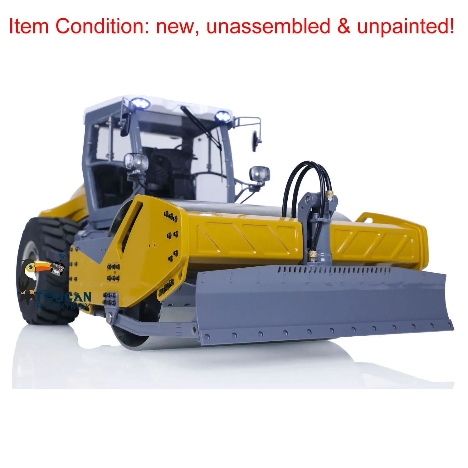 LESU 1/14 Hydraulic RC Road Roller for HAMM H13ix Radio Control Car With Light Sound Model Kits Outdoor Boys Toys TH21999 2