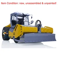 LESU 1/14 Hydraulic RC Road Roller for HAMM H13ix Radio Control Car With Light Sound Model Kits Outdoor Boys Toys TH21999 2