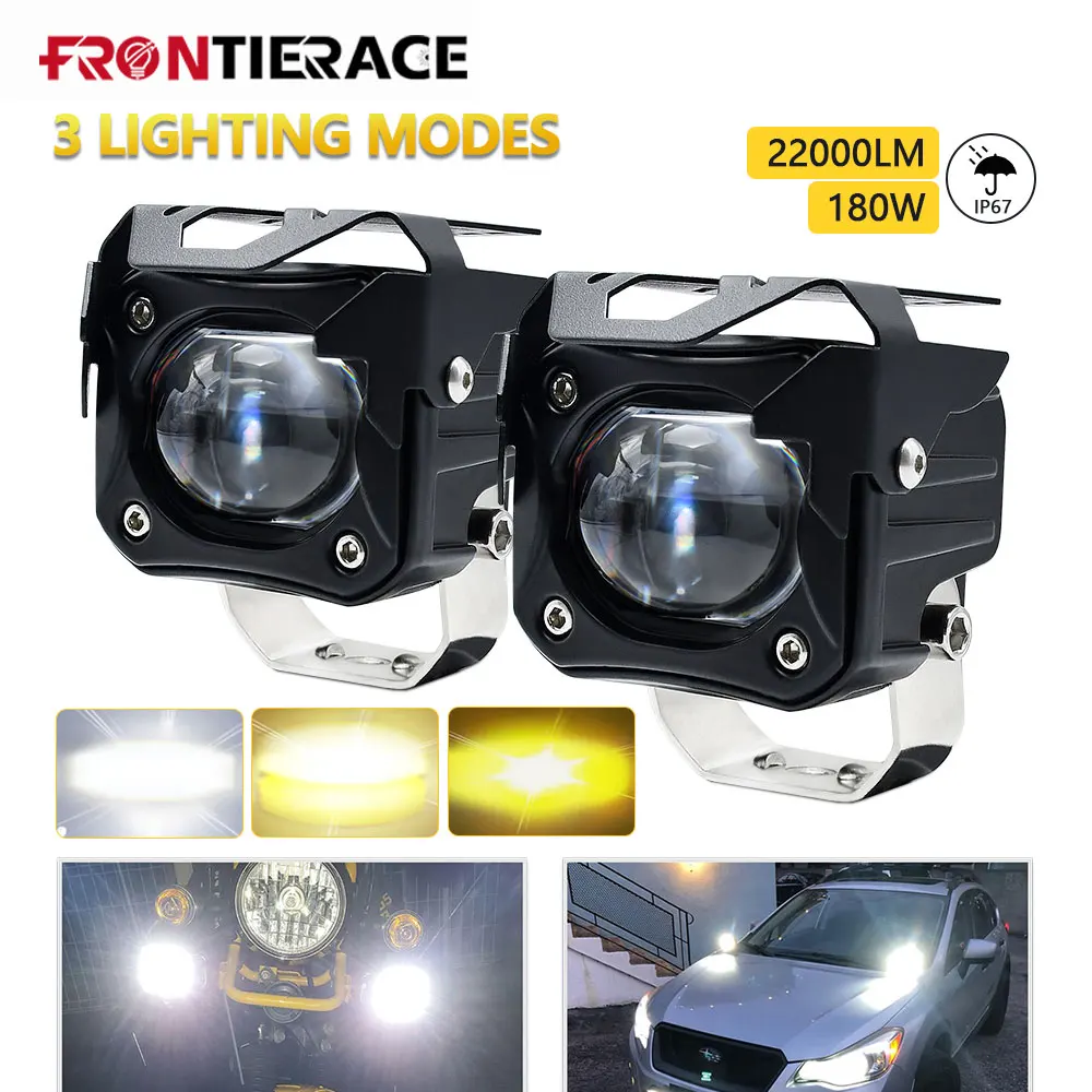 Motorcycle Spot Lights Led High Light Led Headlights 180w High Led
