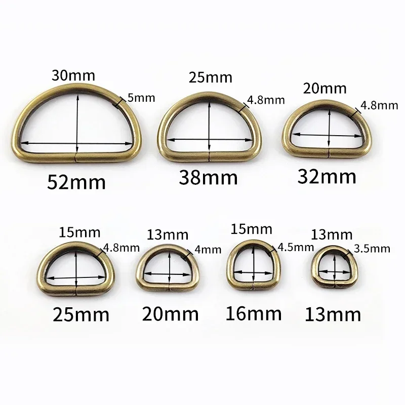 15-50mm D Anello Metallo Fibbia Per Cinturino Fettuccia - Foto 8