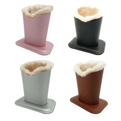Soft Plush Lined Glasses Desk Holder Eyeglasses Sunglasses Spectacles Stand Case Anti scratch Eyewear Protection