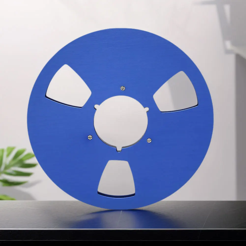 1/4 10.5 Inch Recording Takeup Reel Aluminum Alloy for Reel To Tape Recorder Replacement Opening Machine Part