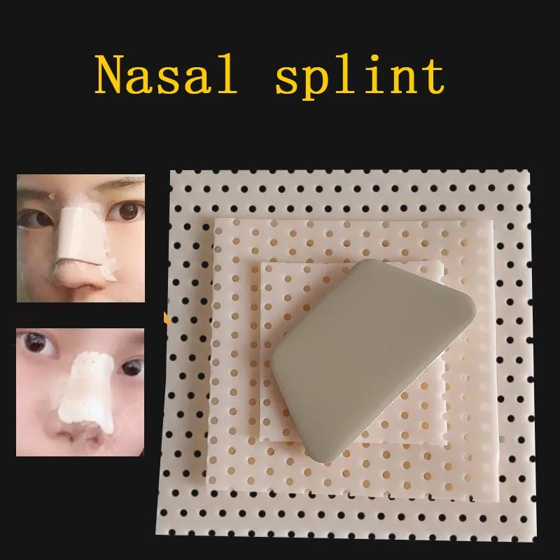 Nose Splinter Rhinoplasty Aluminum Plastic Self-Adhesive Nasal Splint Low Temperature ...