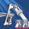 1080° Bathroom Water Tap Nozzle Universal Rotation Faucet Extender Sprayer Kitchen Tap Extend Adapter Aerator 2 Spray Modes 1