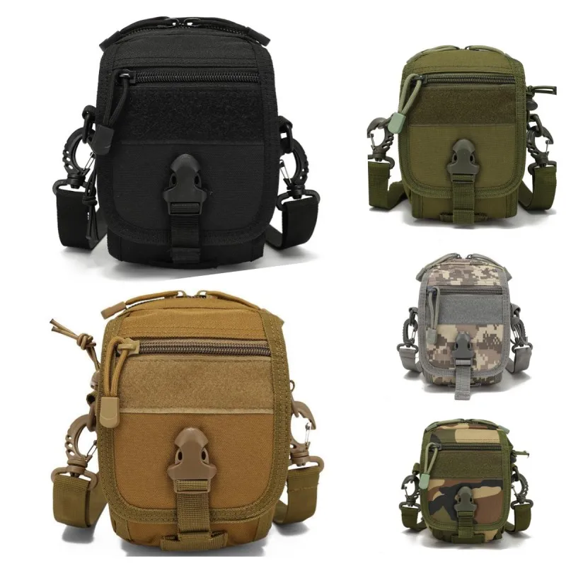 

Охотничий поясной комплект Molle с крючком и петлей, военный тактический набор первой помощи, ящик для инструментов для повседневного использования, комплект аксессуаров для путешествий и телефона на плечо