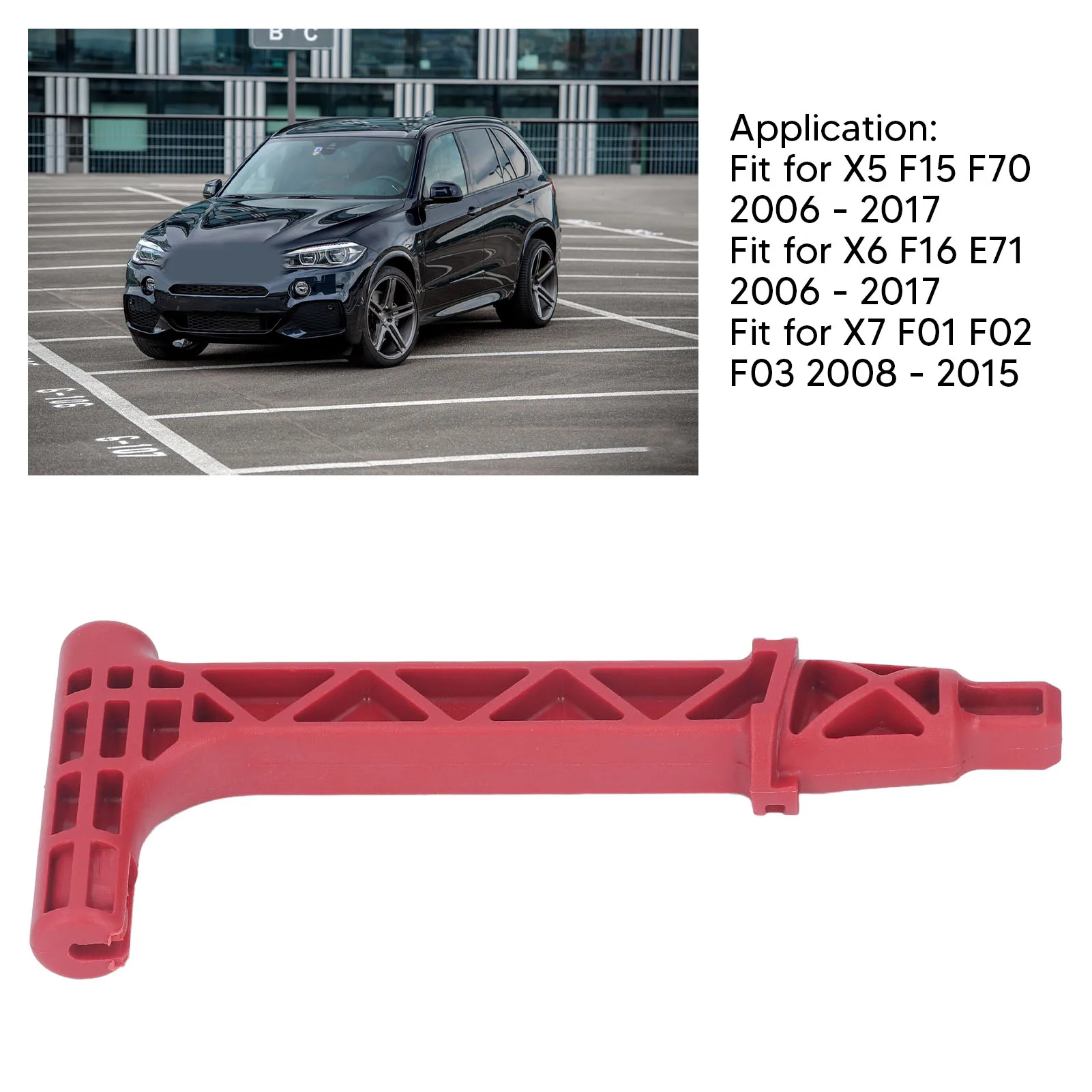 Car Emergency Parking Release Handle 24507590395 Fits For X5 X6 E70 E71 parking brake release handle