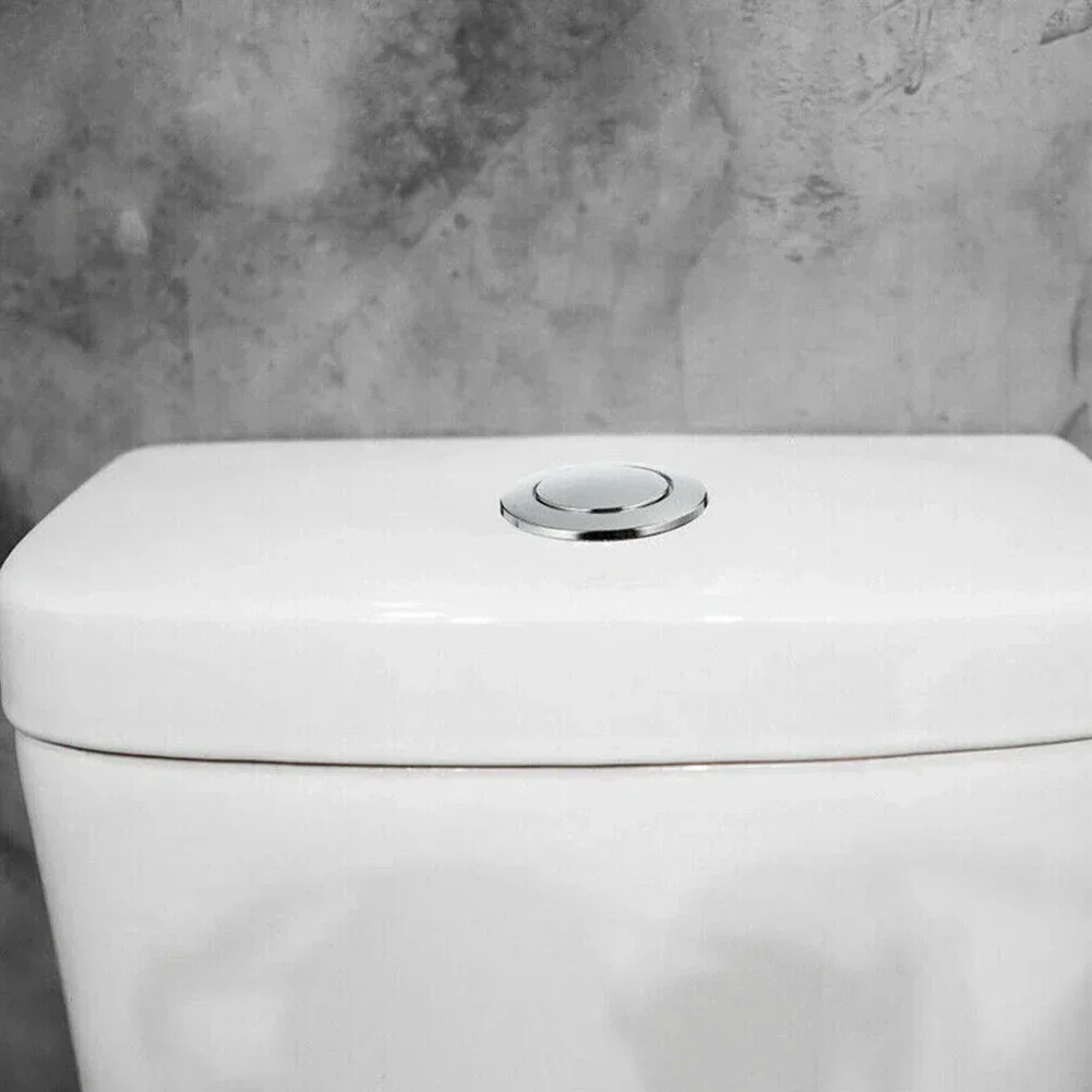 Toilet Flush Button Push Button Switch Toilet Water Tank Valve 1pc 38mm Toilet Push Button Press Flush Buttons Toilet Cistern Water Tank Cover Switch Bathroom Fixture