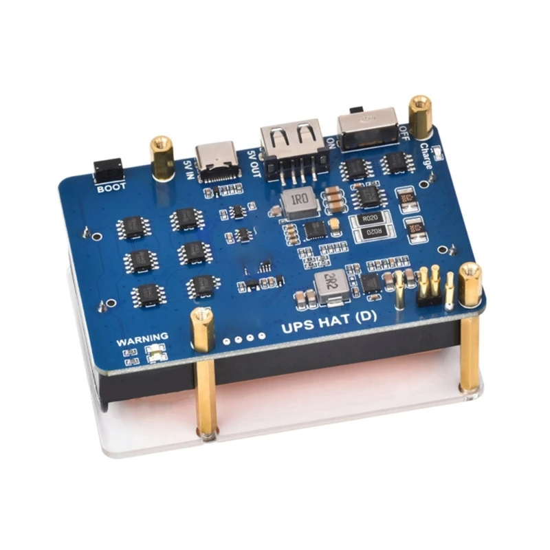 UPS HAT D ���͸� Ŀ���� ���� ���� ��� 5V ������ ����