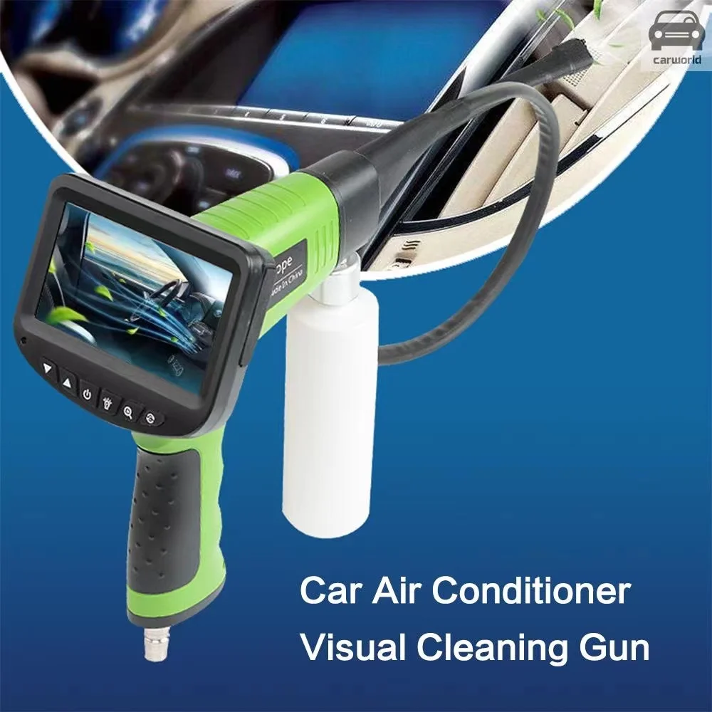 Air Conditioner Cleaning Gun for Cars - LCD Display Visual Endoscope Evaporati