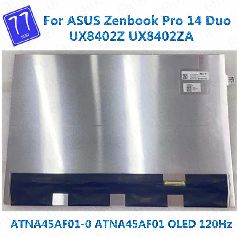 

OLED-экран для ноутбука ASUS Zenbook Pro 14 Duo UX8402Z UX8402ZA 14,5x2880, 40-контактный eDP