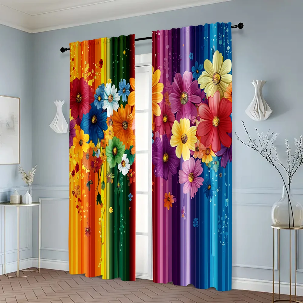 2pcs, Print Curtains 2D print 2025-03-10_Cinco De Mayo11 Fabric (without rod) Stuff Clearance Perfect for Kitchen Living Room 6
