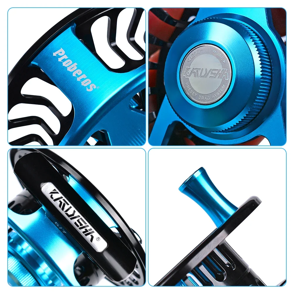 Aluminum CNC Fly Fishing Reel 5