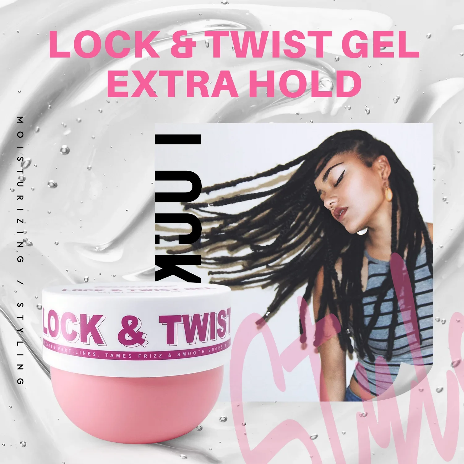 젤 200g Capacity Dirty Braids Styling Braiding Gel Edges Control Hair Shaping Cream Biotin Anti Break Hair Wax Care