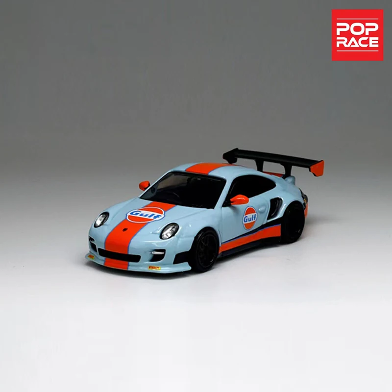 

POPRACE 1:64 Model Car LBWK 997 Alloy Vehicle Collection-Gulf Coating