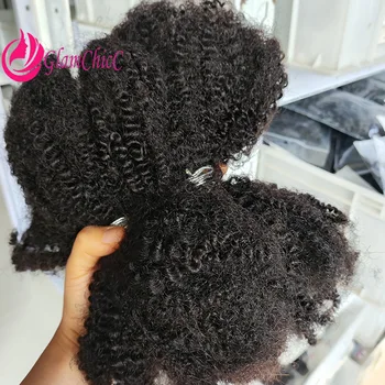 18 Inch 4C Afro Kinky Bulk Premium Human Hair for Women 30g/50g Locs Extensions Unprocessed Virgin Hair for Braiding Hairstyles 1
