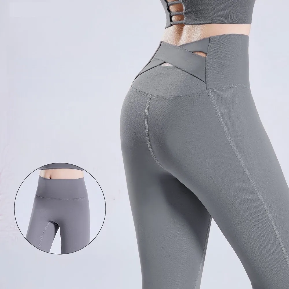 Shapewear Tight Hip Lift Yoga Pants Breathable Elastic Yoga Leggings Slimming Seamless Tummy Control Pilates Pants Female