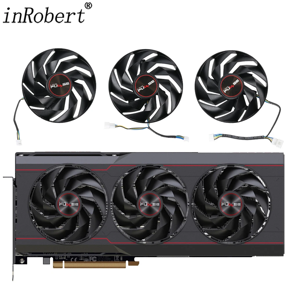 Per Sapphire Pulse Amd Radeon Rx 7900 Xt X Ventola Della Scheda Video 88Mm Muslimyrx7900Xr Rx7900Xt Ventola Di Raffreddamento Della Scheda Grafica