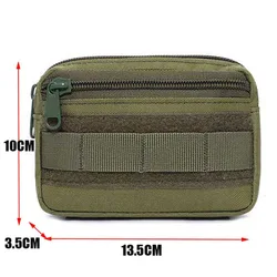 Dual-Layer Tactical Waist Pack - Men's Utility Hip Bag (Green)