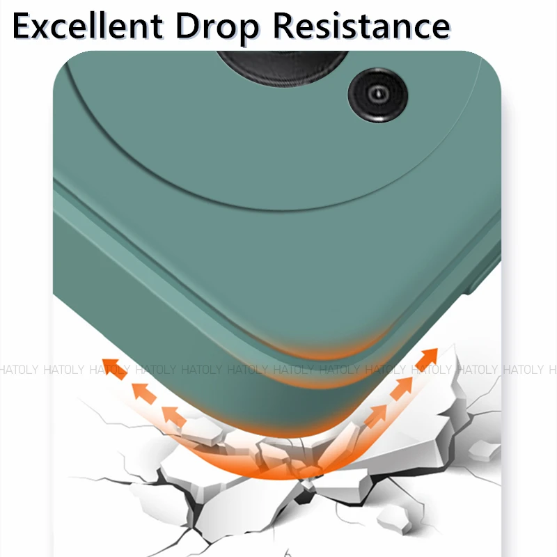 Luxury Shockproof Liquid Silicone Phone Case - Premium TPU Protective Back Cover
