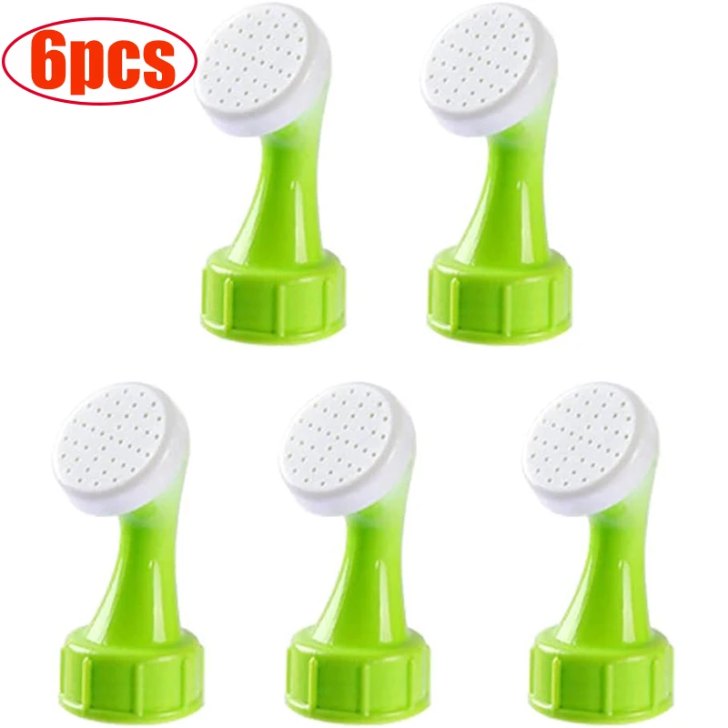 2-6pcs Bottle Cap Sprinkler Portable Plastic Plant Watering Spout Sprayers Sprinkler Nozzles Waterers Adapters With Bottle watering nozzle water sprayer bottle cap sprinkler