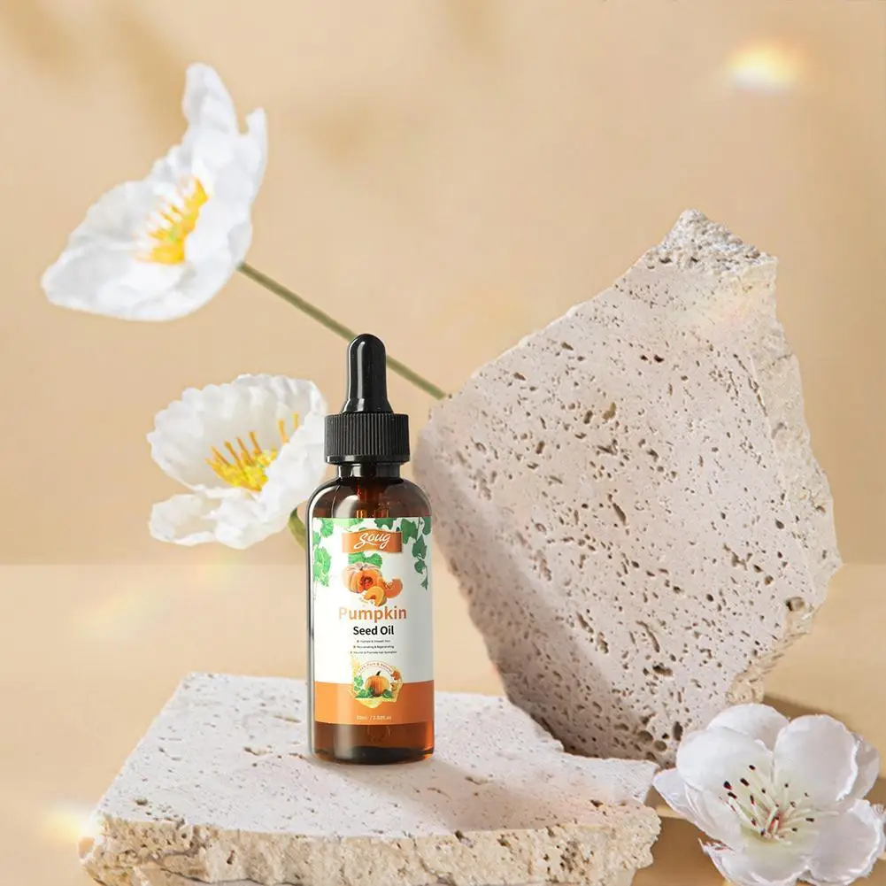 60ml Pumpkin Seed Oil Body Skin Nourishing Scalp Massage 1pcs Hair Cracked Damaged Health Repair Nourishing Dry