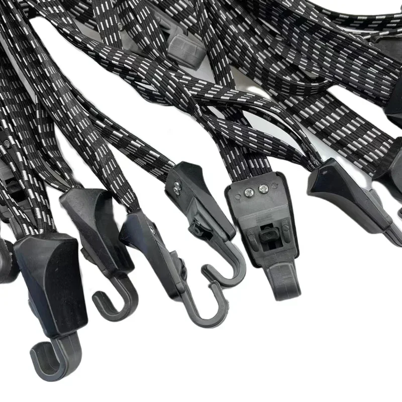 Bicycle Luggage Compartment Bracket Elastic Belt Holder Rubber Belt Buckle Rope Hook Mountain Bike Binding Cargo Rope Accessorie