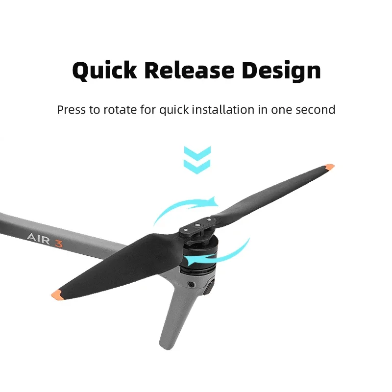 2/4Pair Low Noise 8747F Propeller Props For DJI Air 3/Air 3S Drone Quick-Release Paddle Blade Wing Fan Spare Accessories drone propeller drone propellers drone propeller blades propeller replacement parts