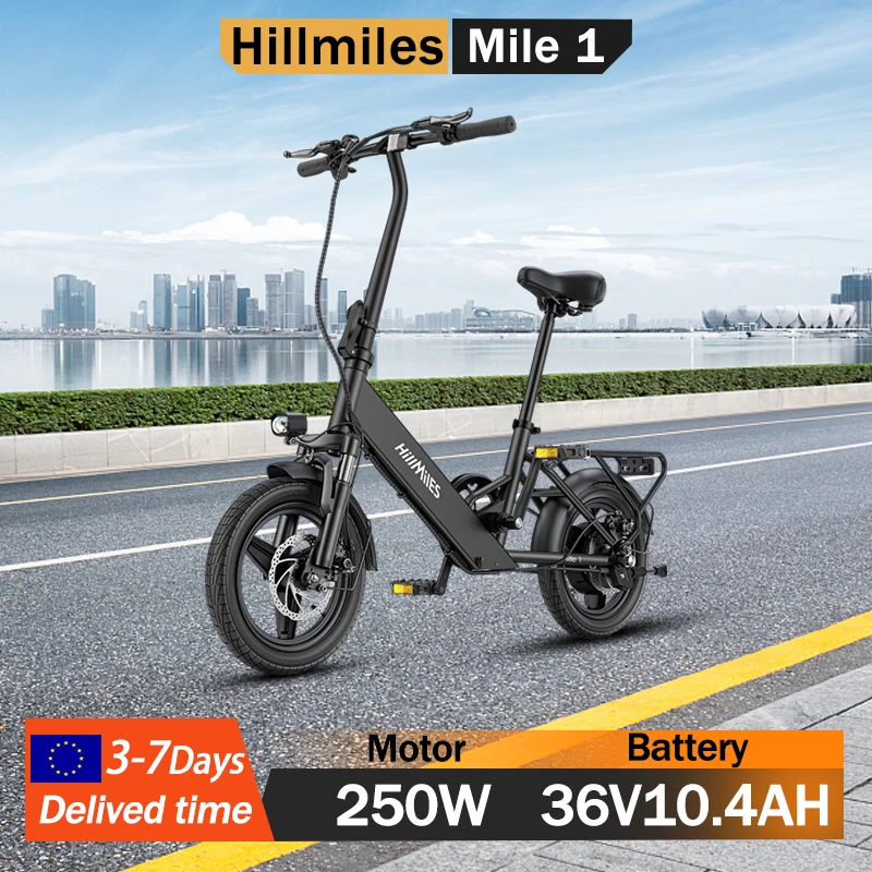 Rower elektryczny Hillmiles Mile 1 z Polski za $404.05 / ~1499zł