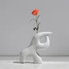 Ceramic Vase Flower Arrangement Dried Flowers Nordic Style Ins Simple Creative Hydroponic Flower Set Living Room Home Decoration 2