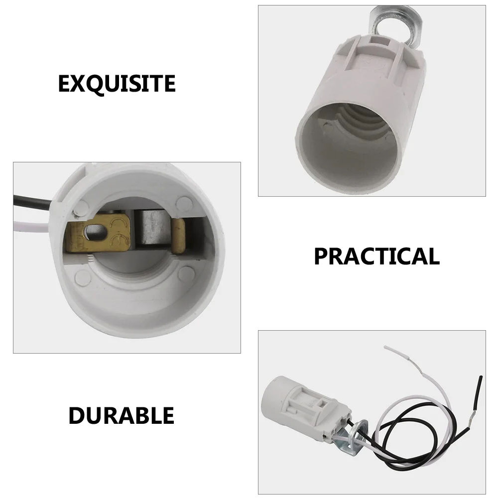 

Chandelier Replacement Parts Hose Lamp Holder Outlet Covers Plastic Light Bulb