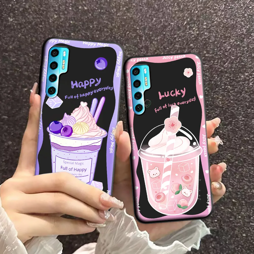 Cartoon Ice Cream Astronaut Soft Silicon TPU Phone Case - Lovely Back Cover