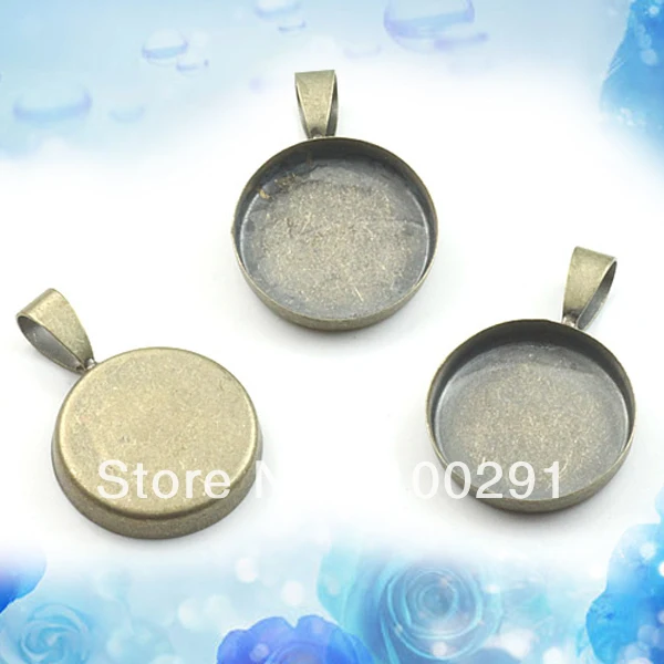 

200pcs/lot 18mm copper plating qing ancient gem stone tower
