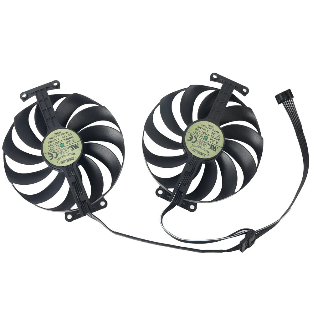 Placa de Vídeo para Asus Dupla Geforce Rtx 3070 oc Edition 95 mm T129215su Rtx3070 fã da Substituição da Placa Gráfica fã da - Imagem 4