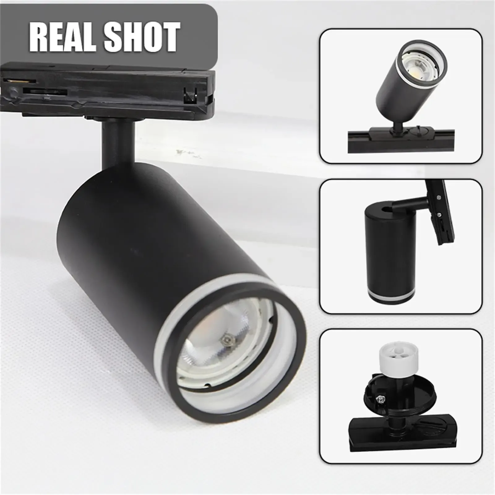 Room Decor GU10 Track Light Led Home Appliance Kitchen Spotlight Fixture Clothing Store Shop Rail Set Track Ceiling Spot Lights 6