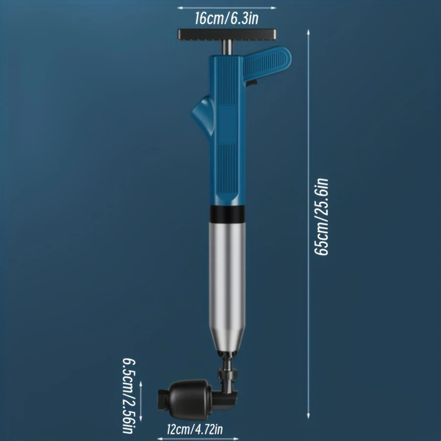 High Pressure Air Drain Blaster Pump for Clogged Pipes and Sinks