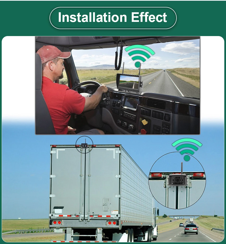 2022 Digital Wireless Reverse Backup Camera Car Ahd Dvr Recorder