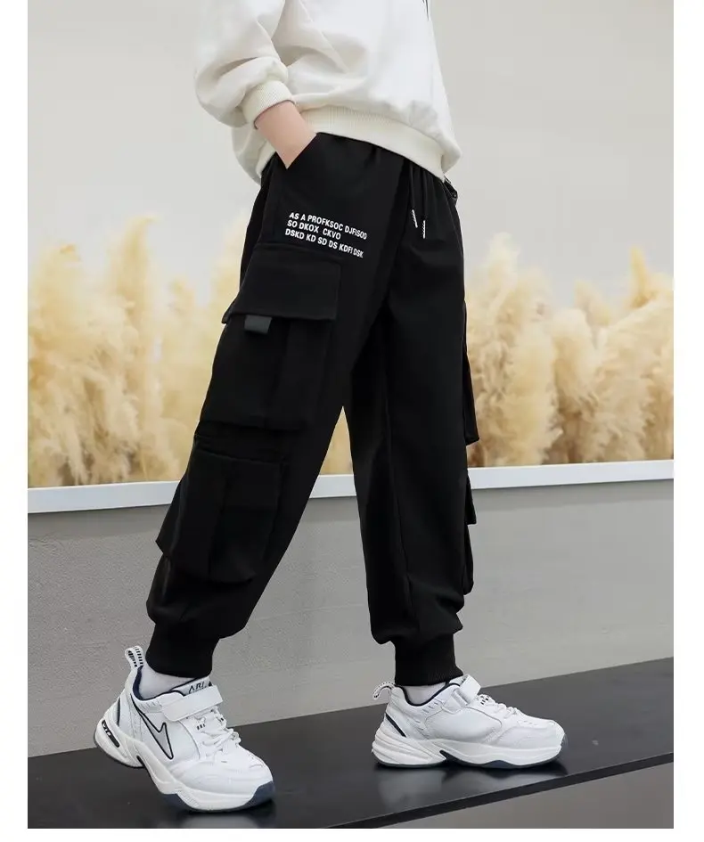 Pantaloni Cargo Unisex Per Bambini - Larghi E Comodi Per Estate, Sport E Tempo Libero - Foto 8