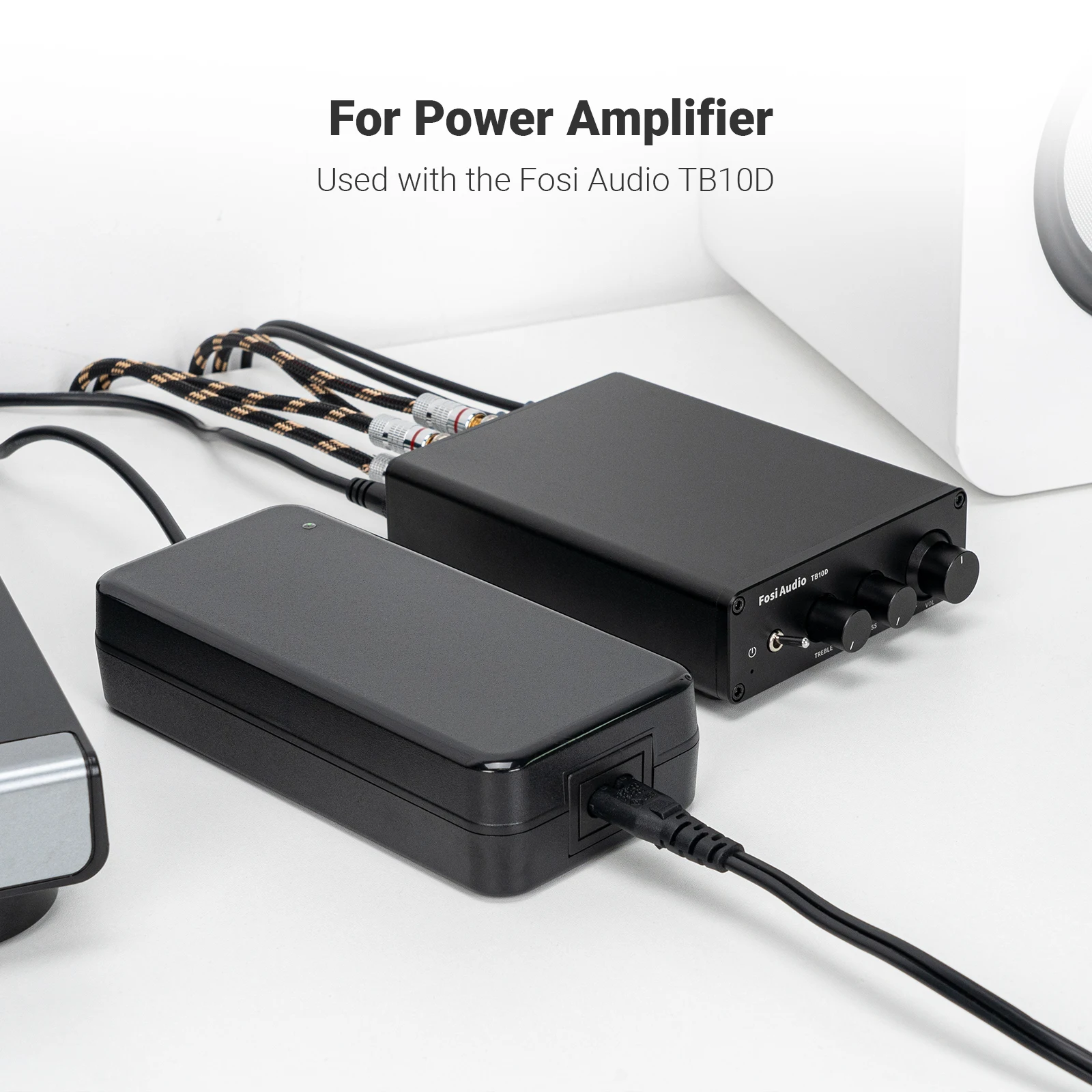 Fosi áudio 48v 5a dc fonte de alimentação carregador casa teatro amplificador adaptador de alimentação para áudio digital amplificador de potência entrada 100-240v