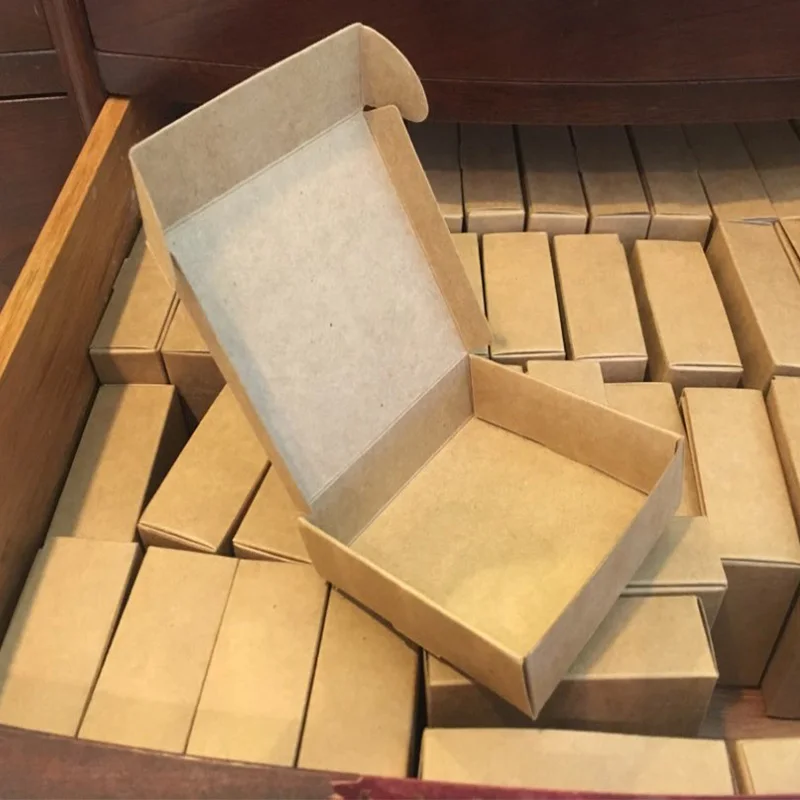 

50 шт., бумажные подставки для упаковки в ретро стиле, 10,5x10,5x4 см