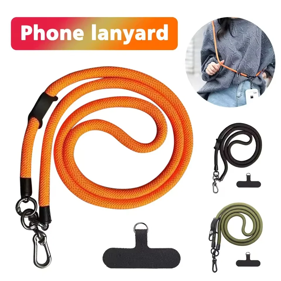 Universal Detachable Crossbody Phone Lanyard with Anti-Lost Strap