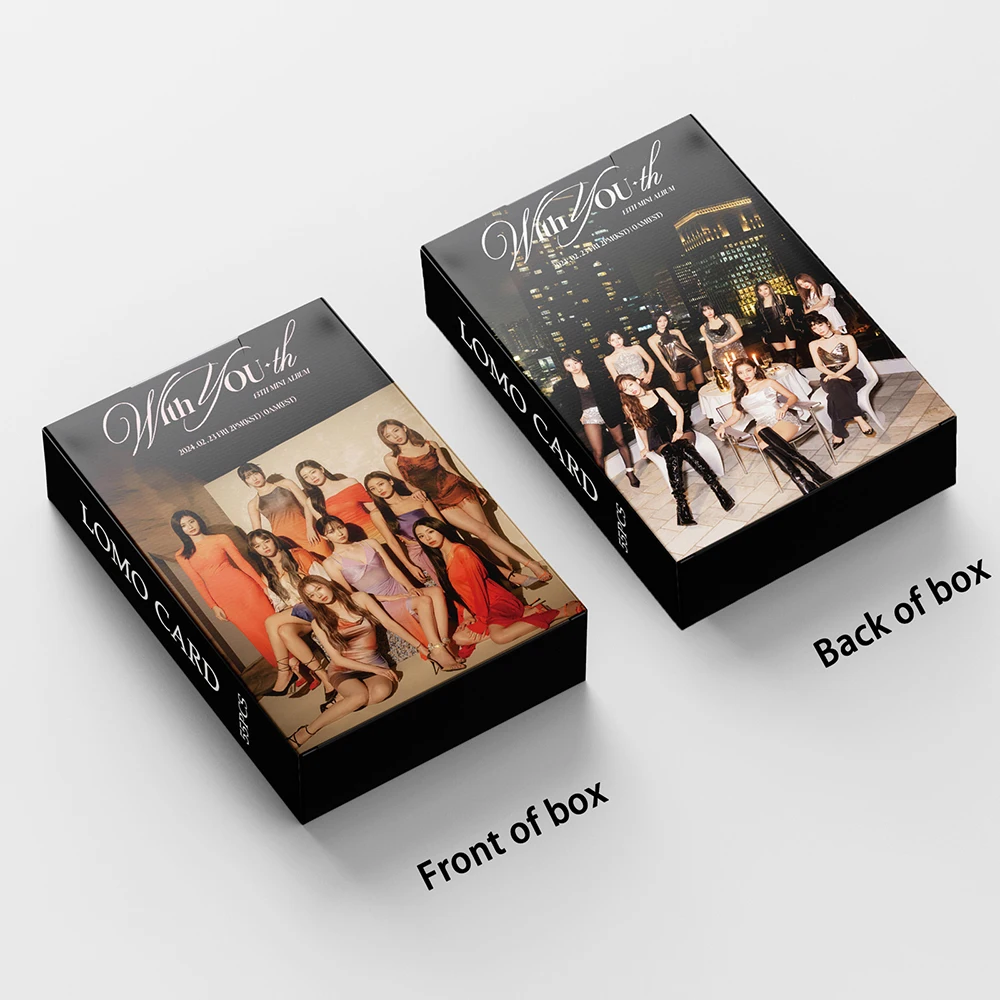 Lomo Cards 55pcs/set TWICE 4th ALBUM The Feels Photocard Fans Gift