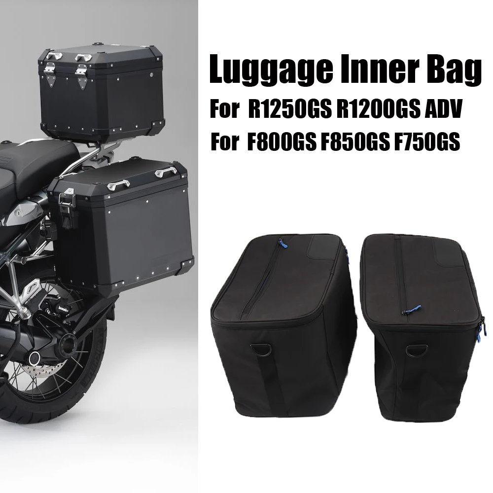 

New Motorcycle luggage bag Black Inner Bags Blue Top Side Case Bag For BMW R1250GS R1200GS ADV F800GS F850GS F750GS