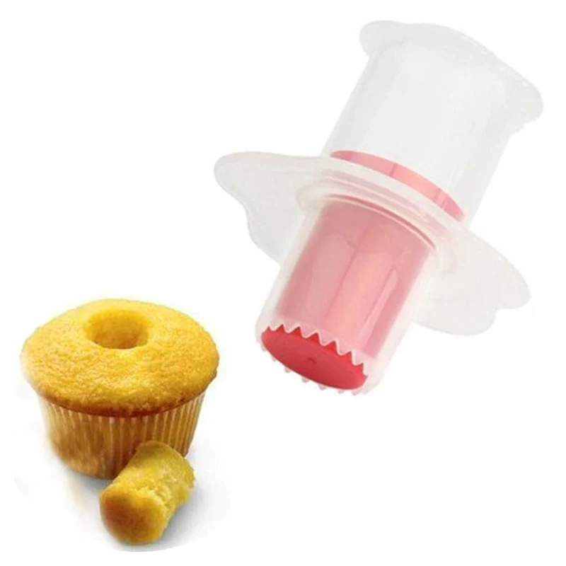 

New Cupcake Muffin Cake Corer Plunger Cutter Kitchen Cookie Mousse Baking Dessert Pastry Plunger Decorating Bakeware Accessories