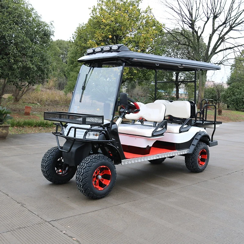 Carrello Da Golf Elettrico A 2 Posti All'Ingrosso Carrello Da Golf Elettrico Ad Alta Potenza 48V Con Batteria Al Litio